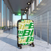 Braniff Ultra Space Jet Luggage Suitcase BI Logo Multi Two Tone 1971