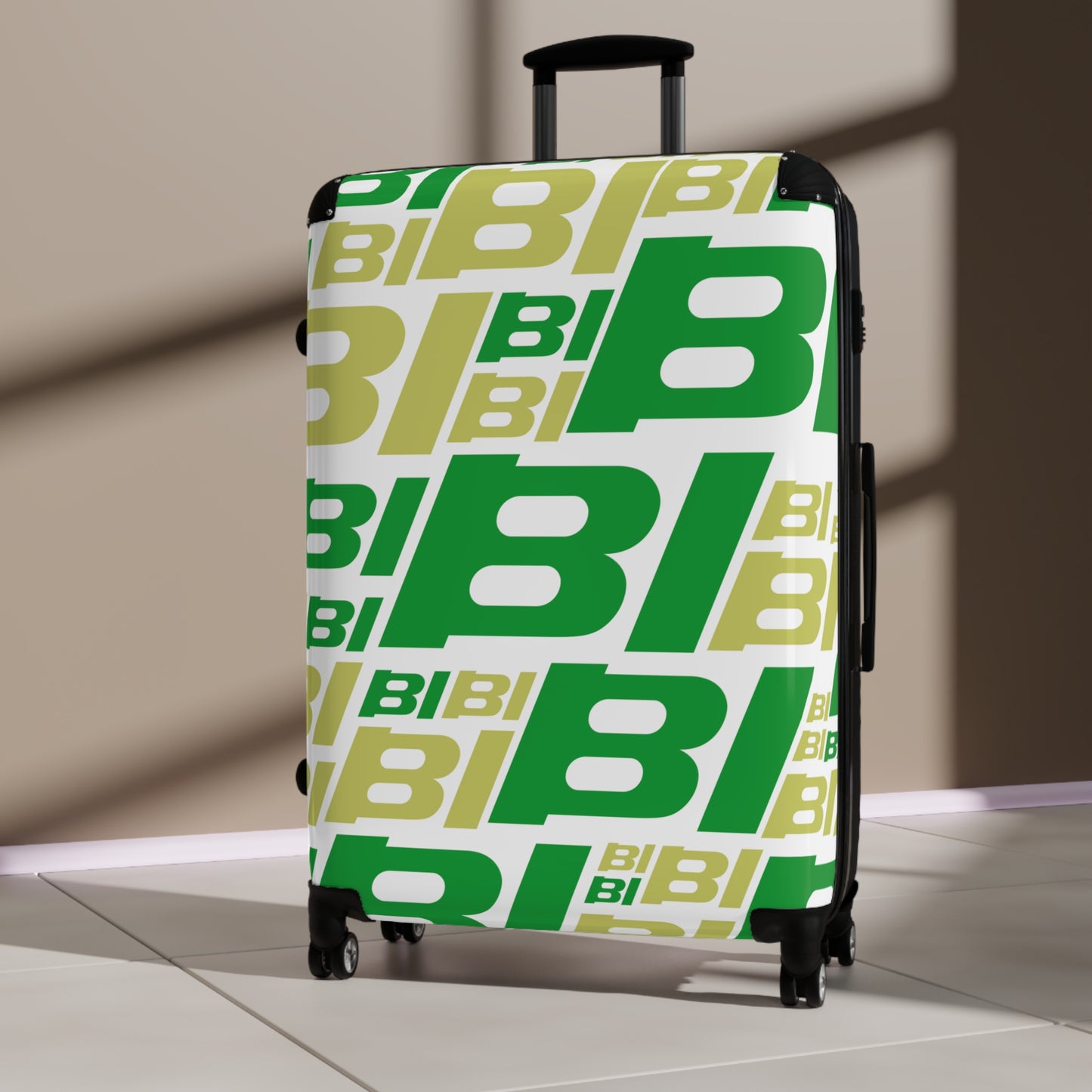 Braniff Ultra Space Jet Luggage Suitcase BI Logo Multi Two Tone 1971