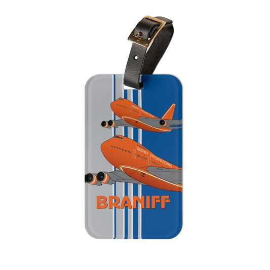 Luggage Tag Personalized Ultra Space Boeing 747SP-27 1978