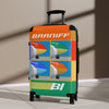 Braniff Ultra Space Jet Luggage Suitcase Boeing 720 Two Tone Super Jets