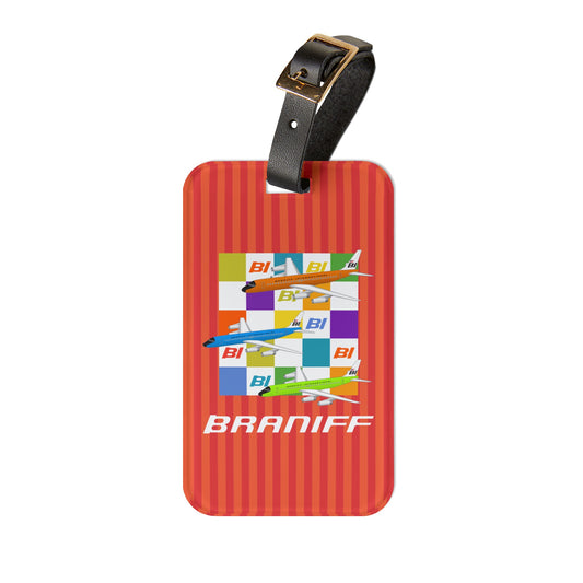Luggage Tag Personalized End of the Plain Plane McDonnell Douglas DC-8-62 1967