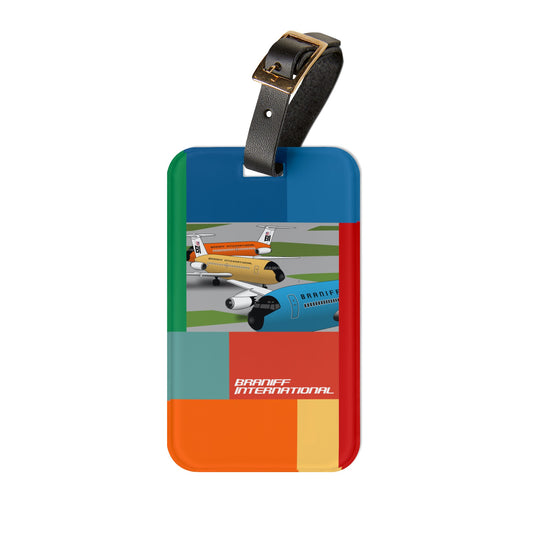 Luggage Tag Personalized End of the Plain Plane Reveal Boeing 720 BAC One-11 1965