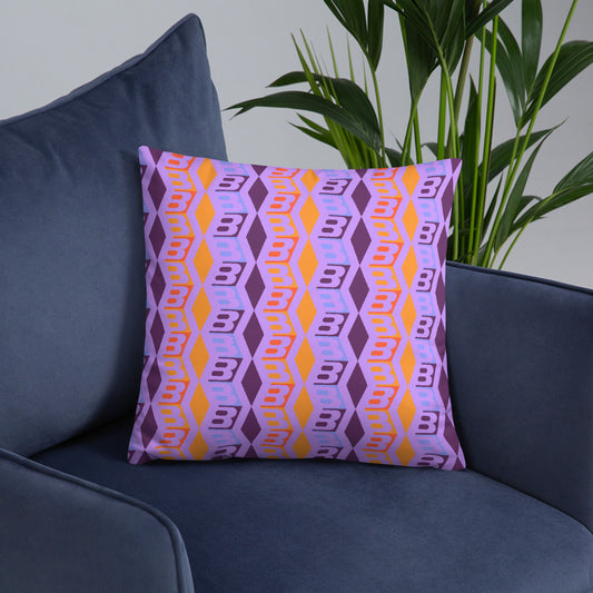 Pillow or Lumbar Bar Pillow Braniff DFW Wallpaper Design Wolf Gordon for Braniff International