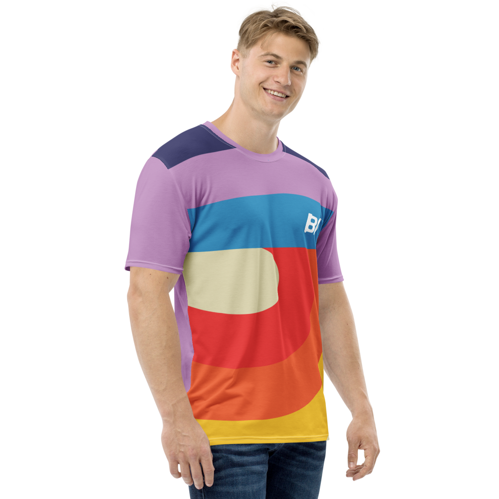 Shirt Short Sleeve Men's Women's Braniff DFW Swirl BI Logo
