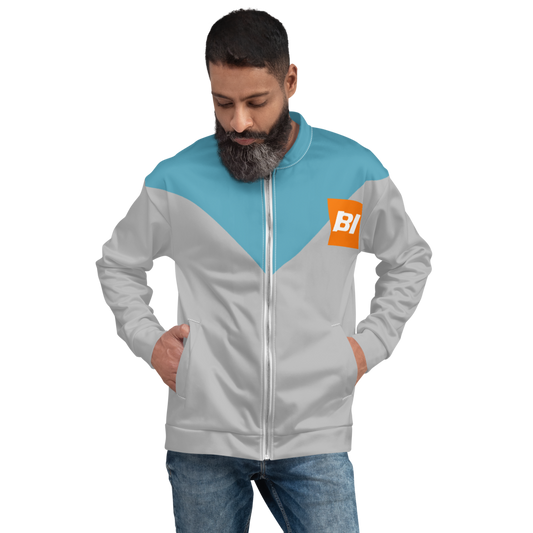 Bomber Jacket Men's Women's Braniff BI Logo
