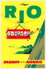 Rio, Braniff International Airways, 1960s [Cable car] [Yellow-red] - Premium Open Edition