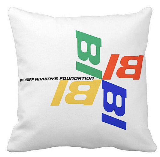 Pillow or Lumbar Bar Pillow Braniff Alexander Girard Design Braniff Airways Foundation Pinwheel