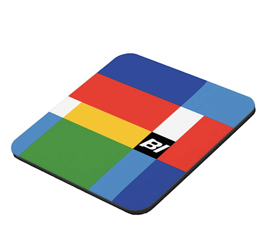 Drink Coaster Braniff Girard Multi Color Set of 6