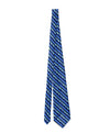 Braniff Men's Blue Necktie - BI Pucci Necktie 1972 Blue No BI Logo Back View - Pucci Design Place Blue Collection - Braniff Boutique