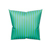 Pillow or Lumbar Bar Pillow Braniff Alexander Girard Aircraft Interior Design 1965 Green Blue