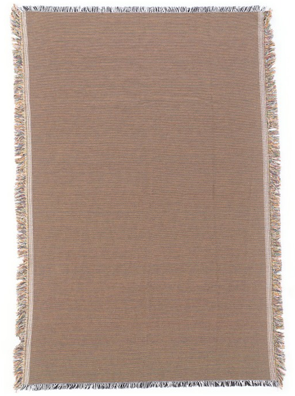 Throw Blanket 727 Braniff Place Two Tone Orange