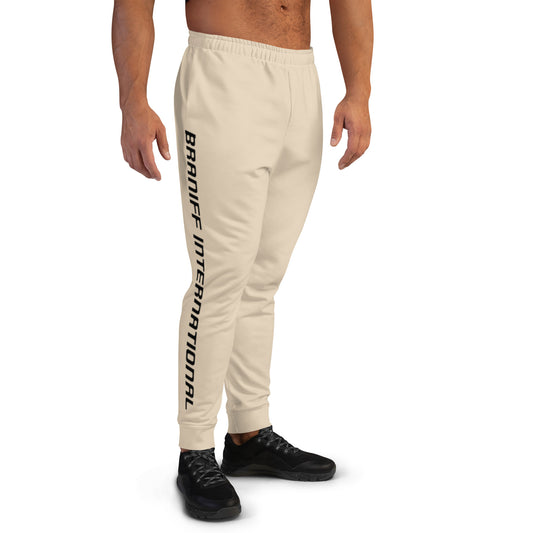 Braniff Joggers Men's Sweatpants Alexander Girard BI Logo 1965 EOTPP Beige