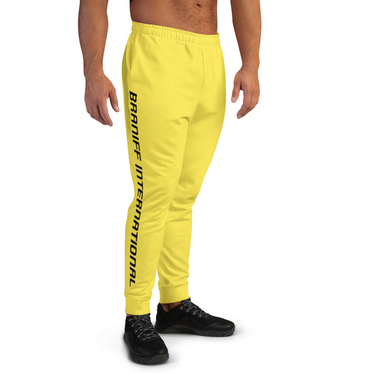 Braniff Joggers Men's Sweatpants Alexander Girard BI Logo 1967 EOTPP Panagra Yellow