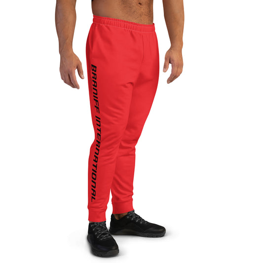 Braniff Joggers Men's Sweatpants Alexander Girard BI Logo 1967 EOTPP Red