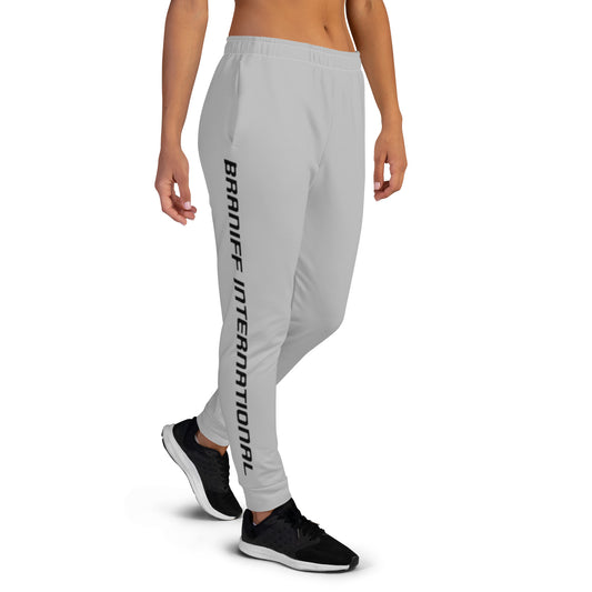 Braniff Joggers Women's Sweatpants Alexander Girard BI Logo 1965 EOTPP Gray