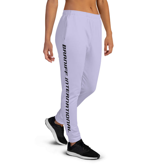 Braniff Joggers Women's Sweatpants Alexander Girard BI Logo 1965 EOTPP Periwinkle Blue Lavender