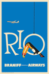 Braniff Rio Toucan Welcome to Brazil, 1959 - Museum Grade Limited Edition