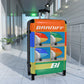 Braniff Ultra Space Jet Luggage Suitcase Boeing 720 Two Tone Super Jets