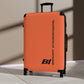 Braniff Ultra Space Jet Luggage Suitcase Braniff Alexander Girard Design End of the Plain Plane 1965 1967 Orange