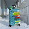 Braniff Luggage Suitcase EOTPP End of the Plain Plane Boeing 707 Fleet on BI Tiled Logo 1966