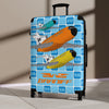 Braniff Luggage Suitcase EOTPP End of the Plain Plane Boeing 727 Fleet on BI Square Logo 1966