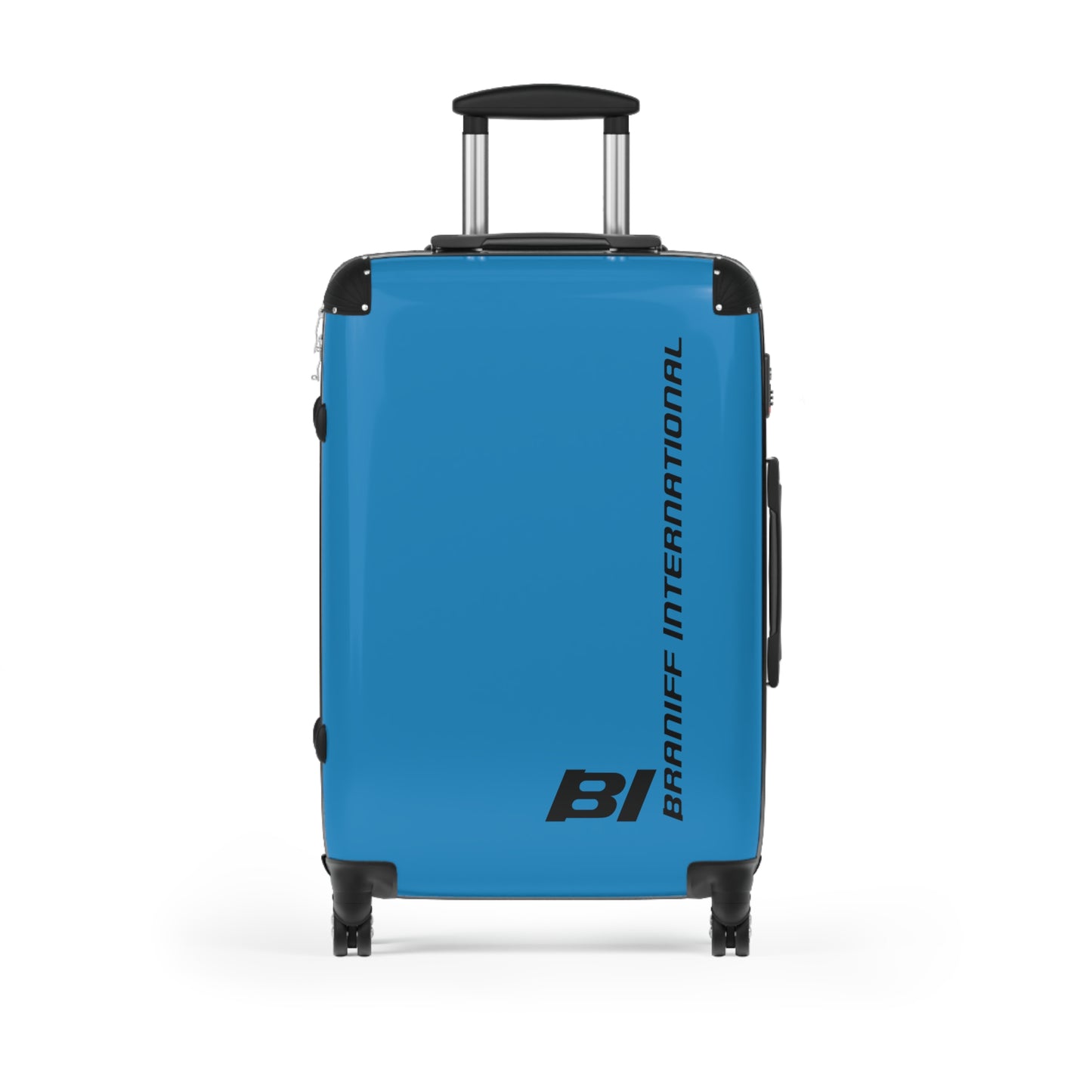 Braniff Ultra Space Jet Luggage Suitcase Braniff Alexander Girard Design End of the Plain Plane 1965 1967 New Medium Blue