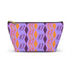 Braniff Inflight Accessory Toiletry Makeup Travel Pouch with T-bottom Wolf Gordon Design with  BI Logo