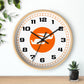 Wall Clock Braniff Boeing 727 Bulkhead with Bluebird of Happiness Orange