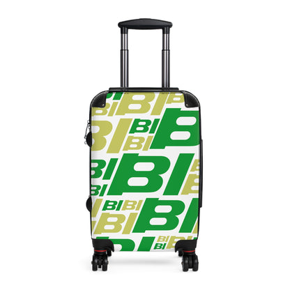 Braniff Ultra Space Jet Luggage Suitcase BI Logo Multi Two Tone 1971