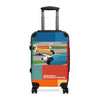 Braniff Ultra Space Jet Luggage Suitcase End of the Plain Plane Debut Boeing 720 and BAC One-11 Jet Multi Color