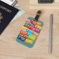 Luggage Tag Personalized End of the Plain Plane Air Cargo Tag South America Domestic US 1965