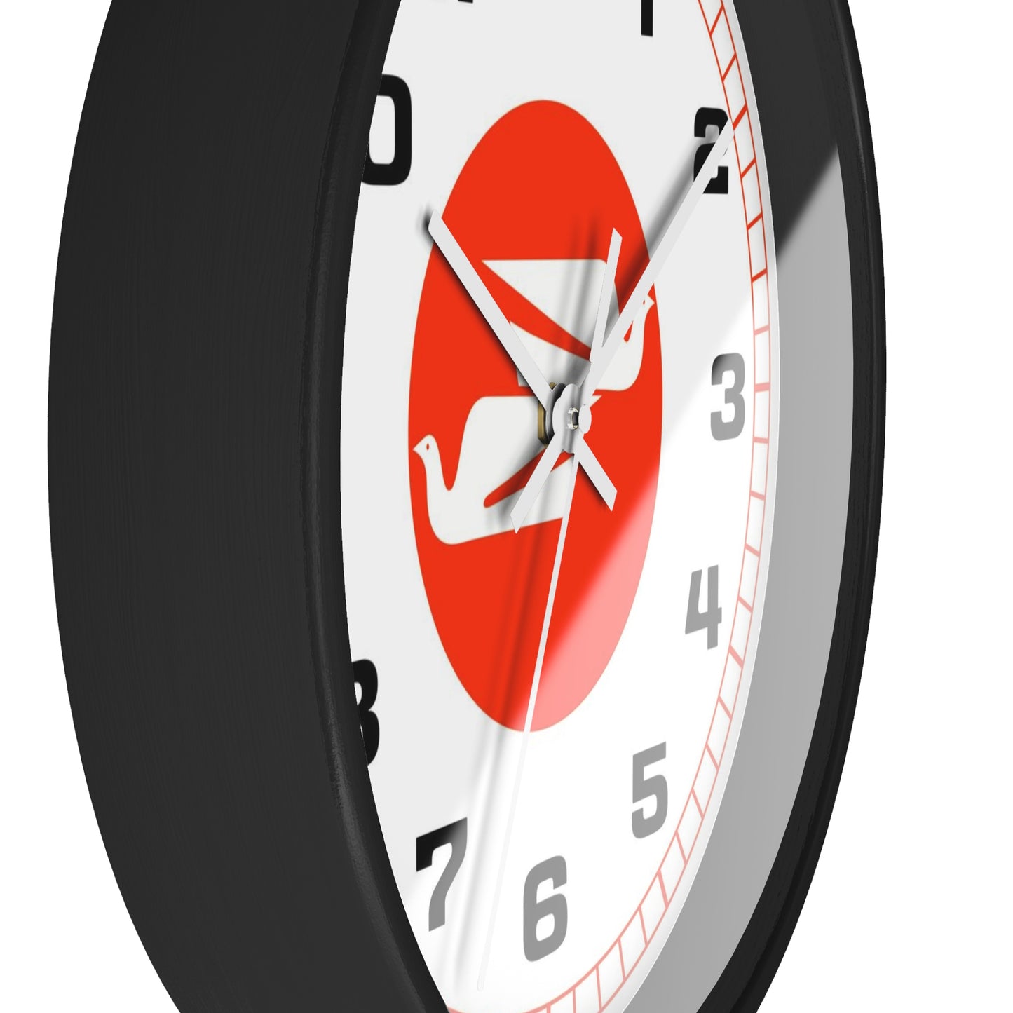 Wall Clock Braniff Boeing 727 Bulkhead with Bluebird of Happiness Red