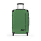 Braniff Ultra Space Jet Luggage Suitcase Braniff Alexander Girard Design End of the Plain Plane 1965 1967 Panagra Green