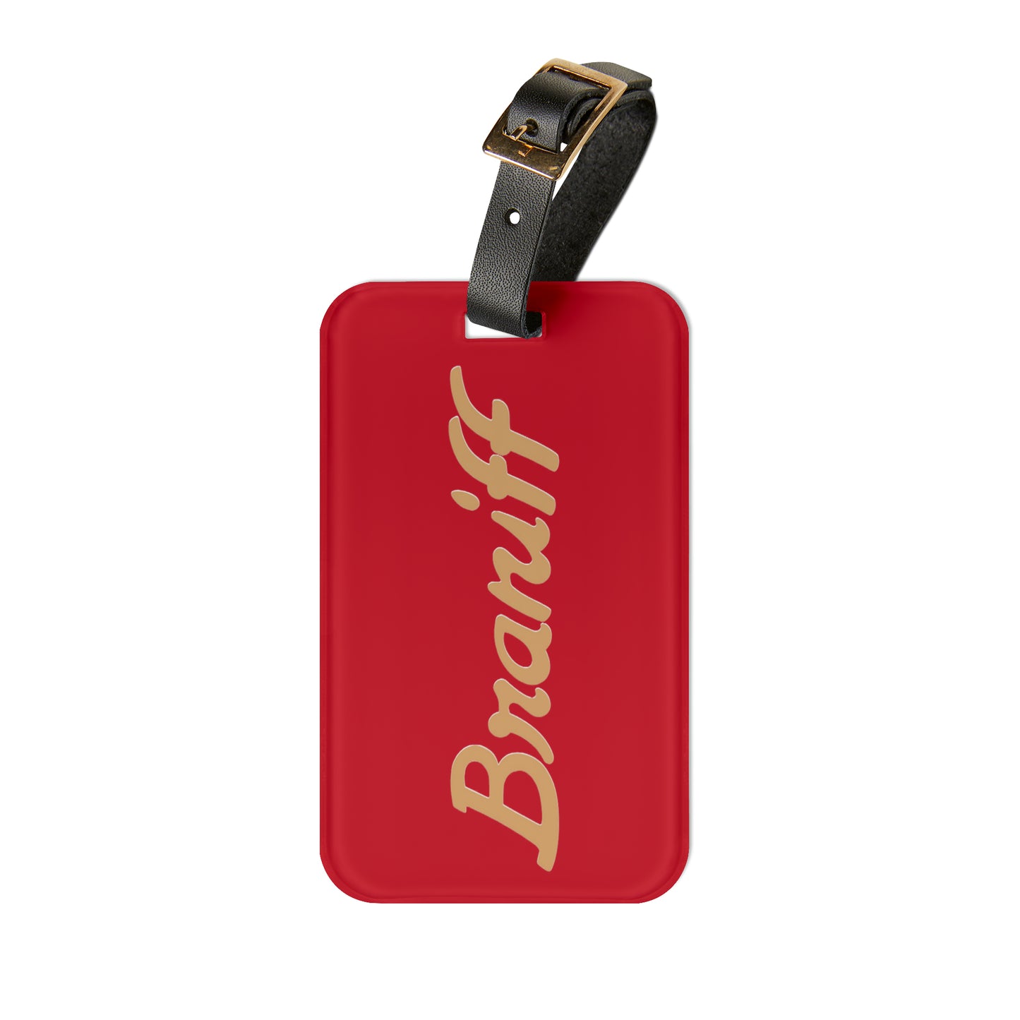 Luggage Tag Personalized Original Braniff Ultra Terra Cotta 1978