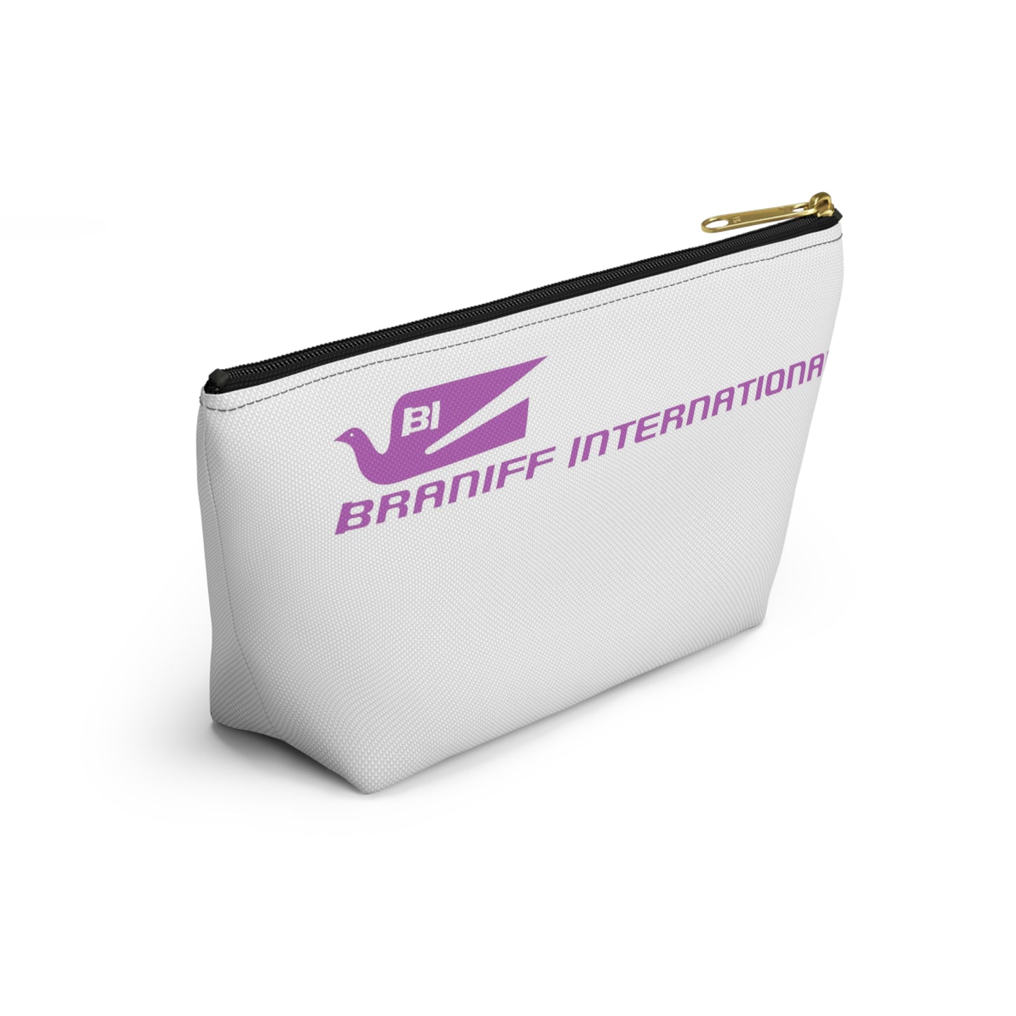 Braniff Inflight Accessory Toiletry Makeup Travel Pouch - Bluebird Inflight Luxury Bag - Braniff Boutique