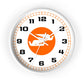 Wall Clock Braniff Boeing 727 Bulkhead with Bluebird of Happiness Orange