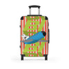 Braniff Luggage Suitcase EOTPP End of the Plain Plane Boeing 727 on Alexander Girard Strip and BI Tiled Logo 1966