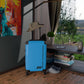 Braniff Ultra Space Jet Luggage Suitcase Braniff Alexander Girard Design End of the Plain Plane 1965 1967 New Medium Blue