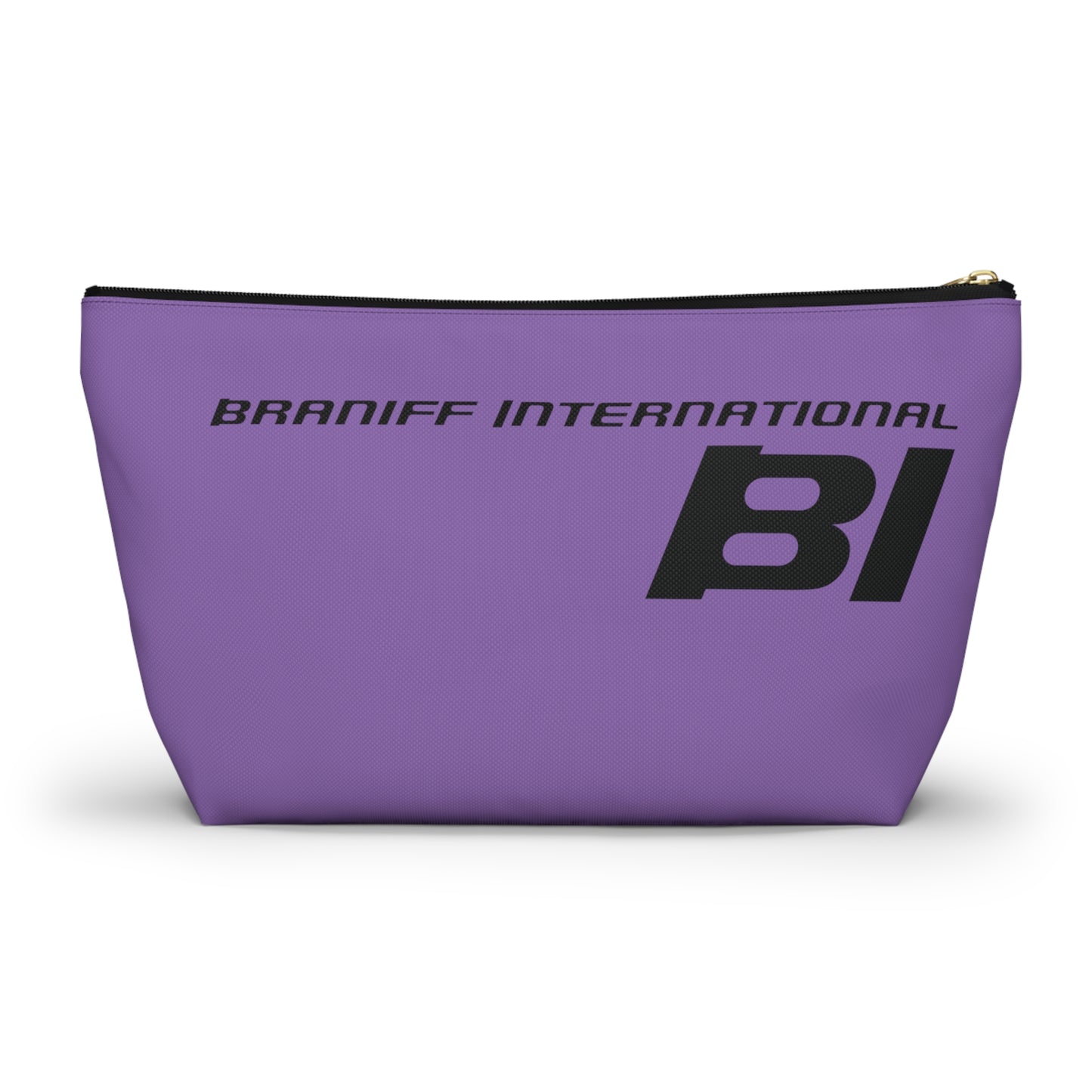 Braniff End of the Plain Bag Accessory Toiletry Makeup Travel Pouch Luggage with T-bottom Periwinkle Blue