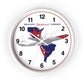 Wall Clock Braniff 707-227 El Dorado Super Jet with Route Map