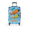 Braniff Luggage Suitcase EOTPP End of the Plain Plane Boeing 727 Fleet on BI Square Logo 1966