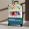 Braniff Luggage Suitcase EOTPP End of the Plain Plane Air Strip Alexander Girard Check and BI Squares Logo 1966