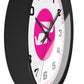 Wall Clock Braniff Boeing 727 Bulkhead with Bluebird of Happiness Pink