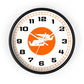 Wall Clock Braniff Boeing 727 Bulkhead with Bluebird of Happiness Orange