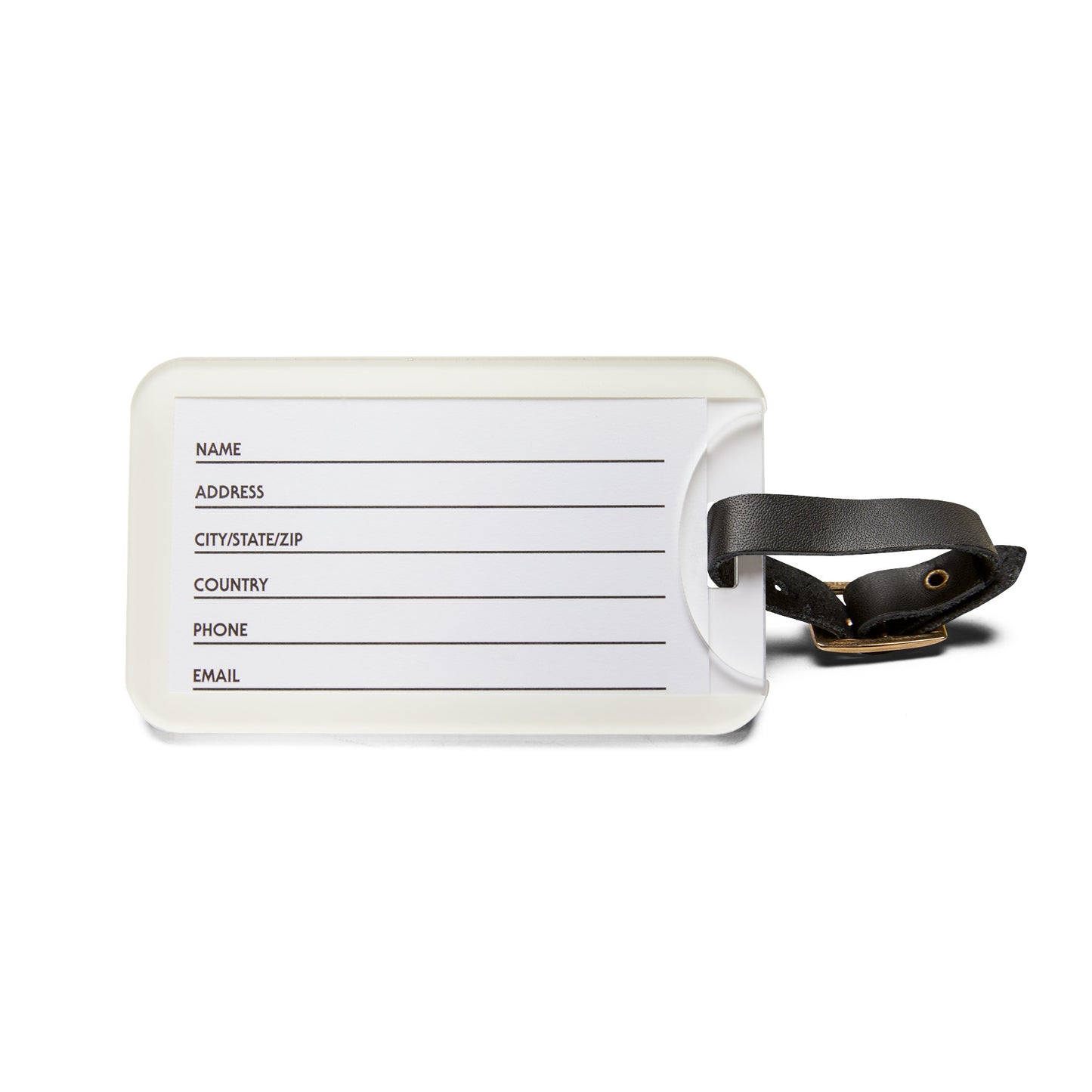 Luggage Tag Personalized End of the Plain Plane Air Cargo Tag South America Domestic US 1965