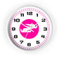 Wall Clock Braniff Boeing 727 Bulkhead with Bluebird of Happiness Pink