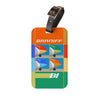 Luggage Tag Personalized Two Tone Boeing 720 1971