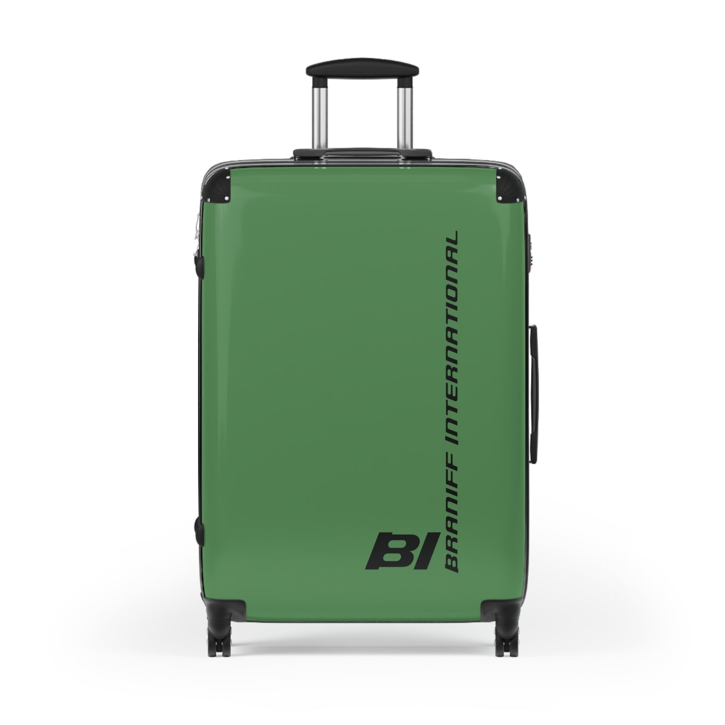 Braniff Ultra Space Jet Luggage Suitcase Braniff Alexander Girard Design End of the Plain Plane 1965 1967 Panagra Green