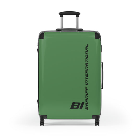Braniff Ultra Space Jet Luggage Suitcase Braniff Alexander Girard Design End of the Plain Plane 1965 1967 Panagra Green