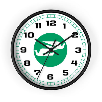 Wall Clock Braniff Boeing 727 Bulkhead with Bluebird of Happiness Green